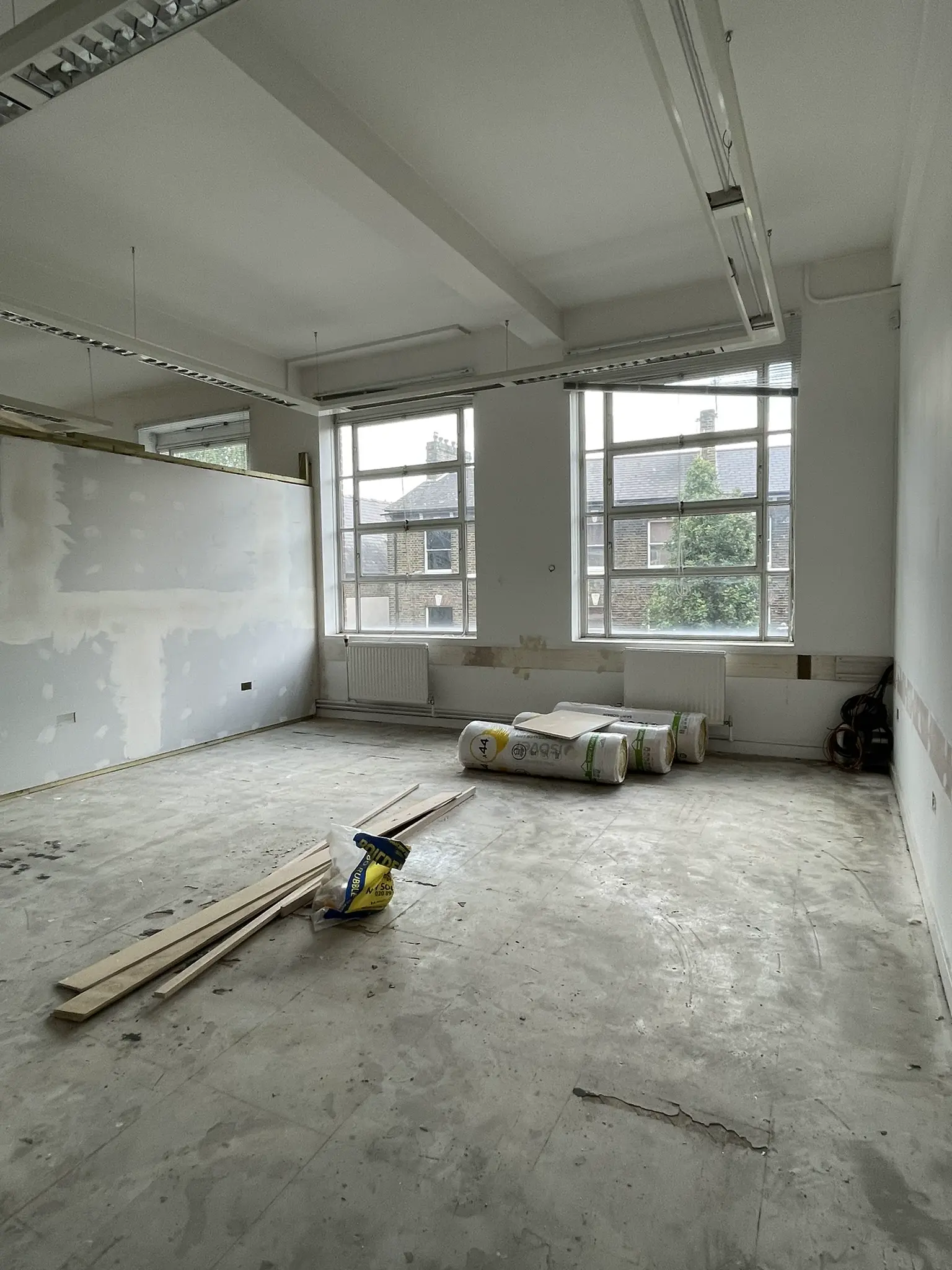 First floor space before refurbishment